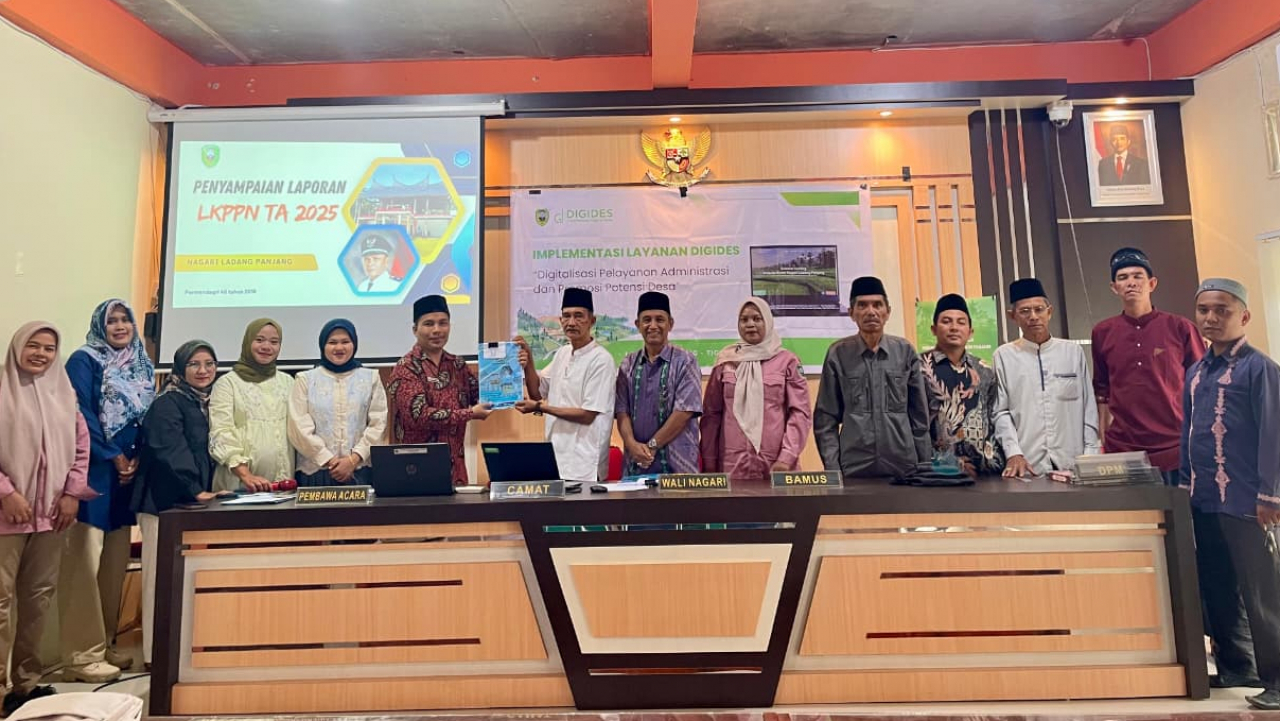 Wujudkan Tata Kelola Transparan, Pemerintah Nagari Ladang Panjang Sampaikan LKPPN Tahun Anggaran 2025