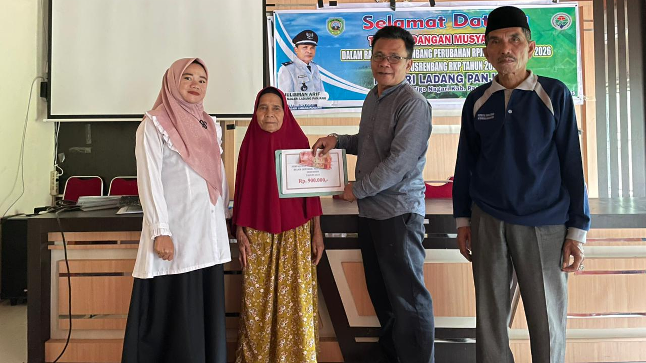 PENYALURAN BANTUAN LANGSUNG TUNAI ( BLT ) TAHAP IV BULAN OKTOBER S/D DESEMBER TAHUN 2025