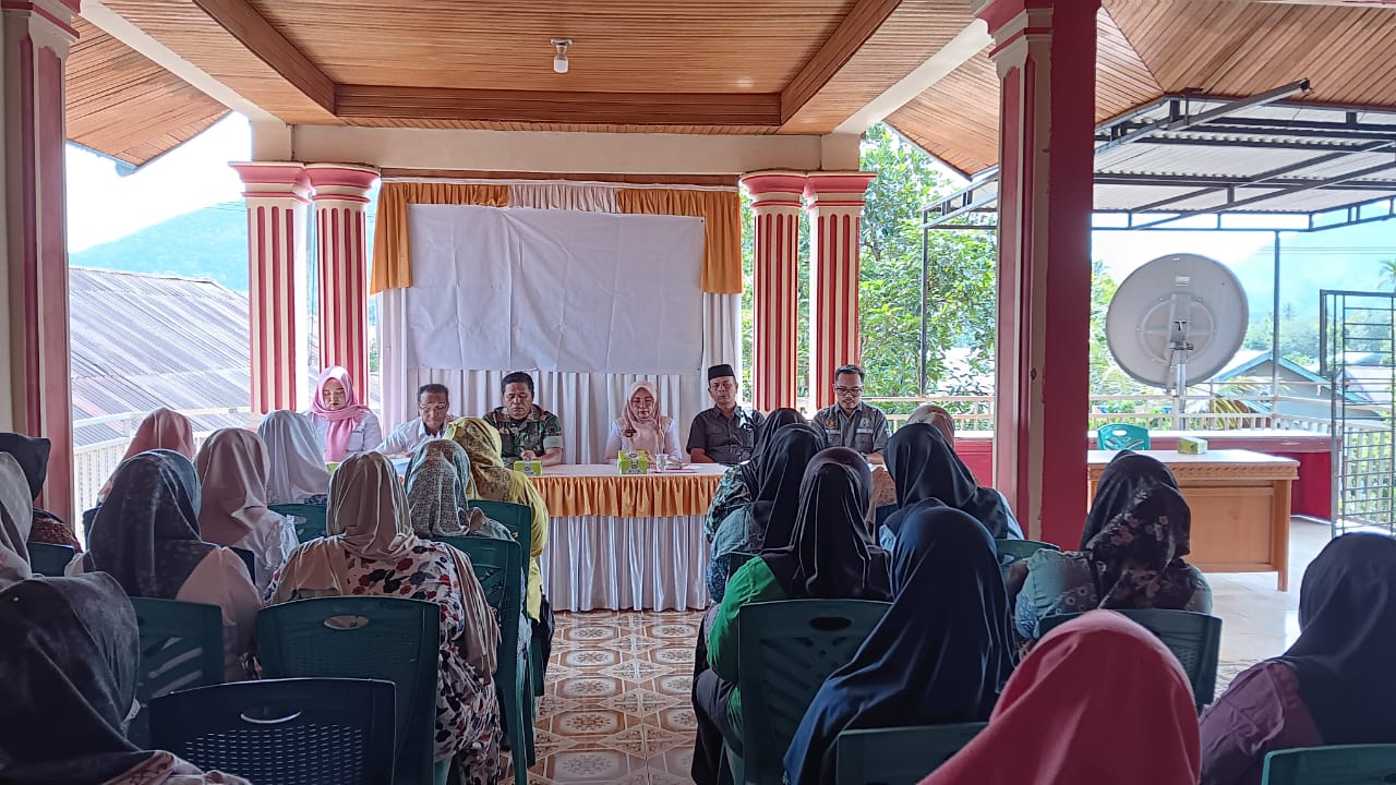 Rapat Pembentukan Tim Pembina Posyandu Nagari Bomas