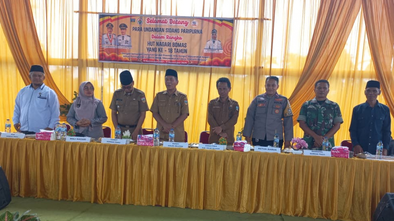 Peringatan Hari Ulang Tahun Nagari Bomas ke 18 Tahun