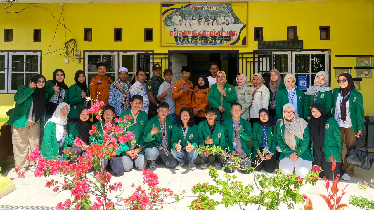 PENYAMBUTAN MAHASISWA KKN UNAND TAHUN 2025 PERIODE II DI NAGARI PADANG AIR DINGIN