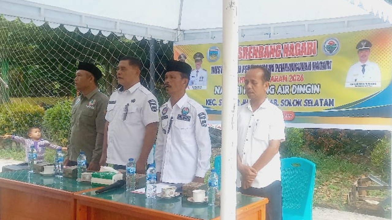 NAGARI PADANG AIR DINGIN GELAR MUSRENBANG TAHUN ANGGARAN 2026