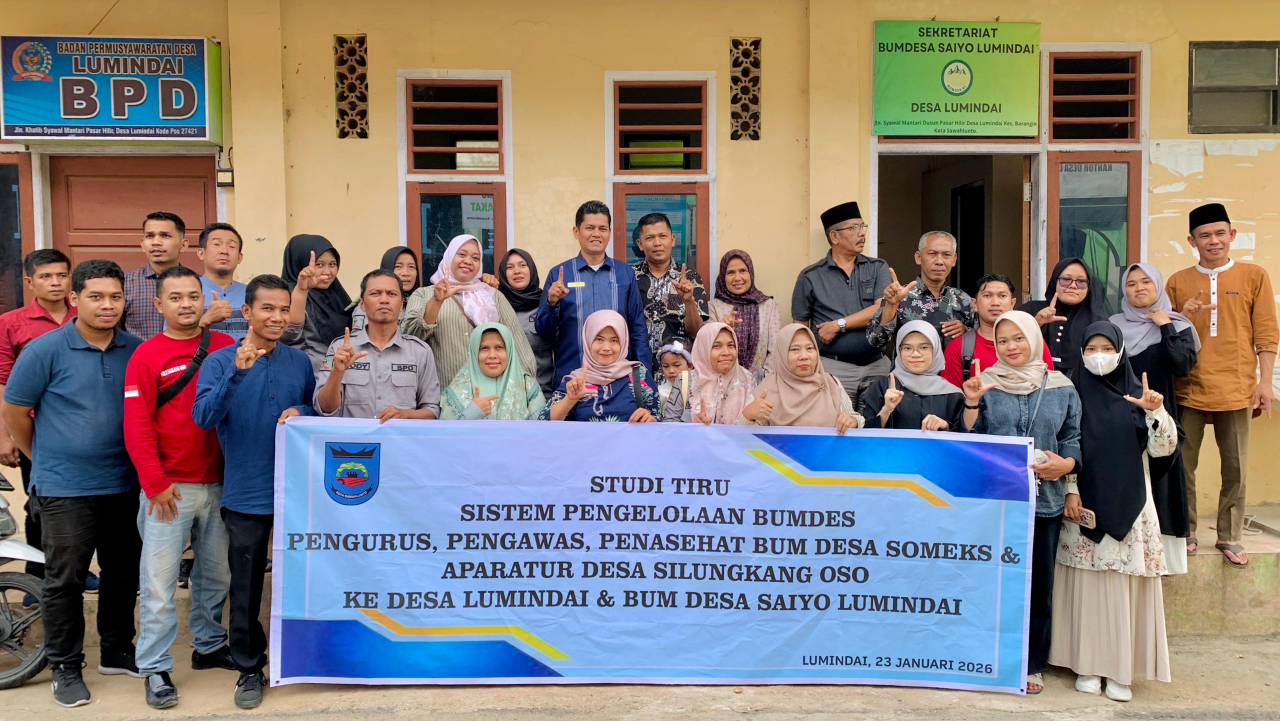 Studi Tiru Sistem Pengelolaan BUMDes Ke BUMDesa Saiyo Lumindai