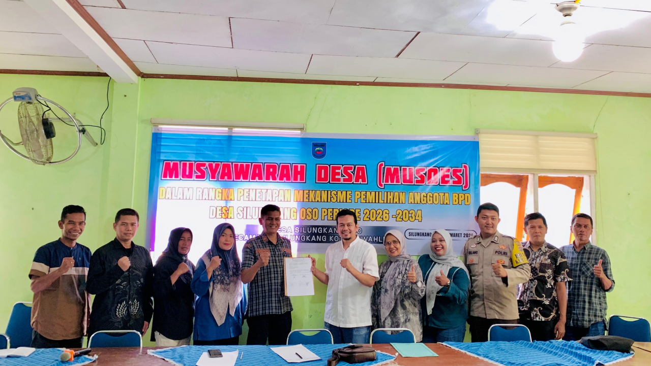 Musyawarah Desa Silungkang Oso Tetapkan Mekanisme Pemilihan Anggota BPD Periode 2026-2034