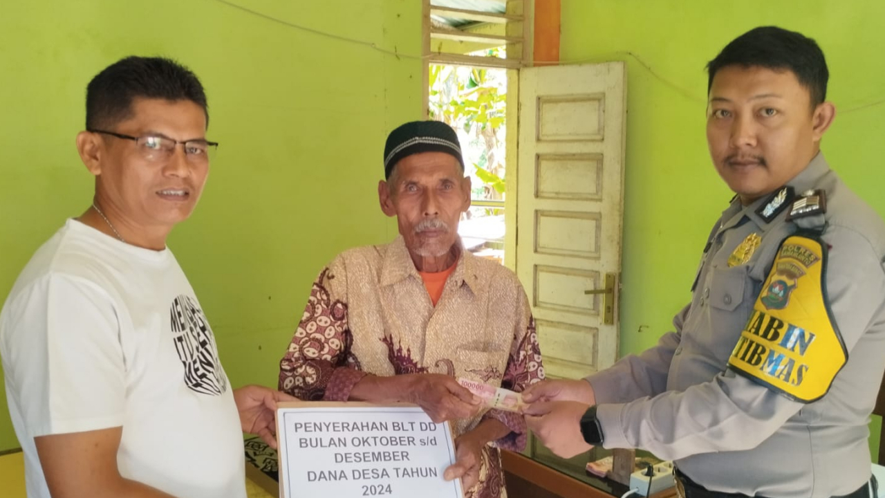 29 KPM Desa Silungkang Oso Terima BLT DD Triwulan IV 2024