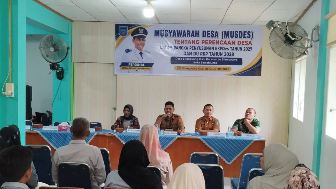 Pemerintah Desa Silungkang Oso Gelar Musyawarah RKP Desa Tahun 2027 dan DU RKP Desa Tahun 2028