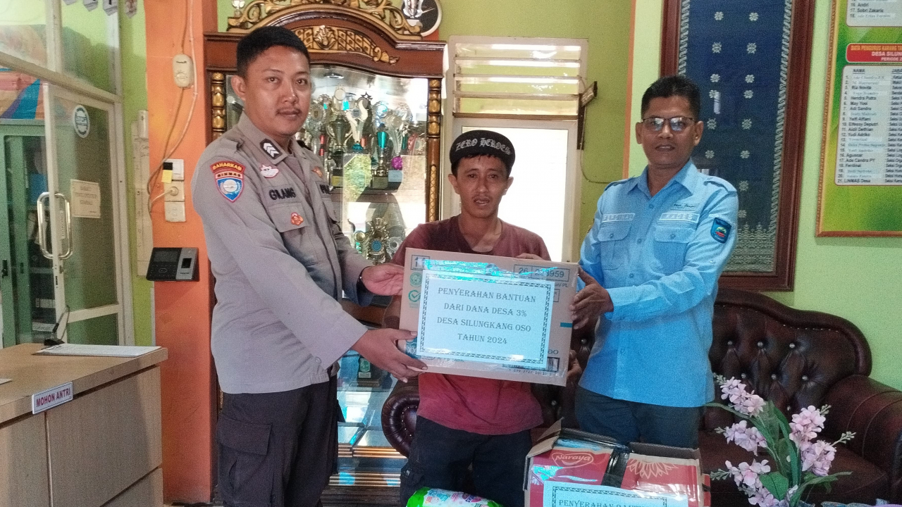 Pemerintah Desa Silungkang Oso Salurkan Bantuan Logistik dari Dana Desa untuk KPM
