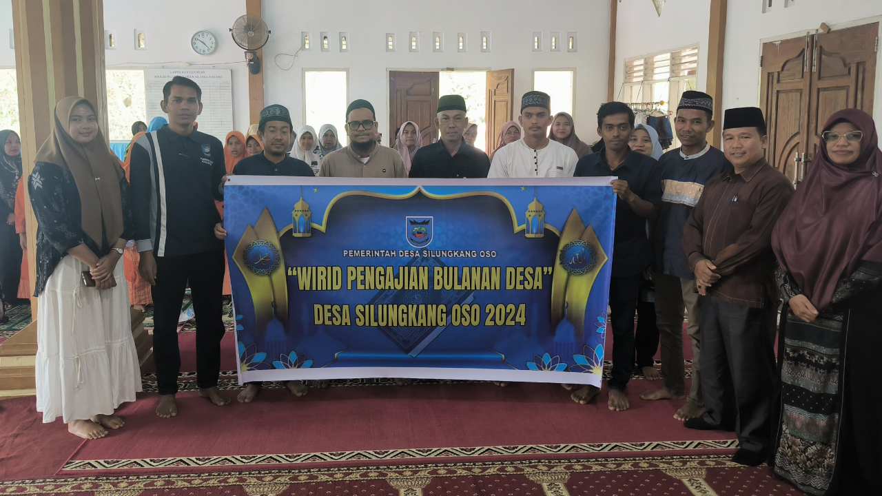Wirid Bulanan Pererat Silaturahmi Masyarakat Desa Silungkang Oso