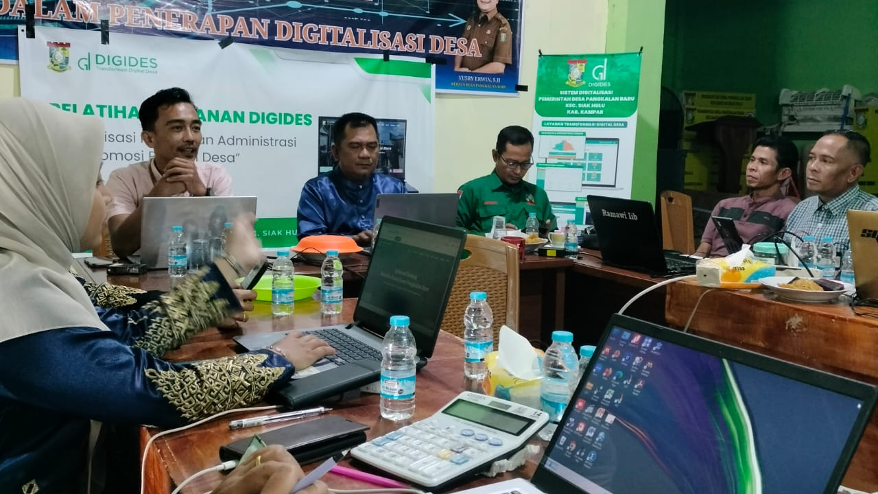 Digitalisasi Desa Pangkalan Baru: Semangat Perangkat Desa untuk Kemajuan