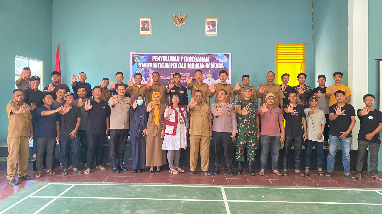 Desa Langkat Gelar Penyuluhan P4GN untuk Antisipasi Peredaran Narkoba