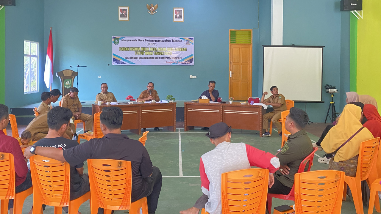 Musyawarah Penggalian Potensi Ketahanan Pangan Bumdes Maju Jaya Desa Langkat
