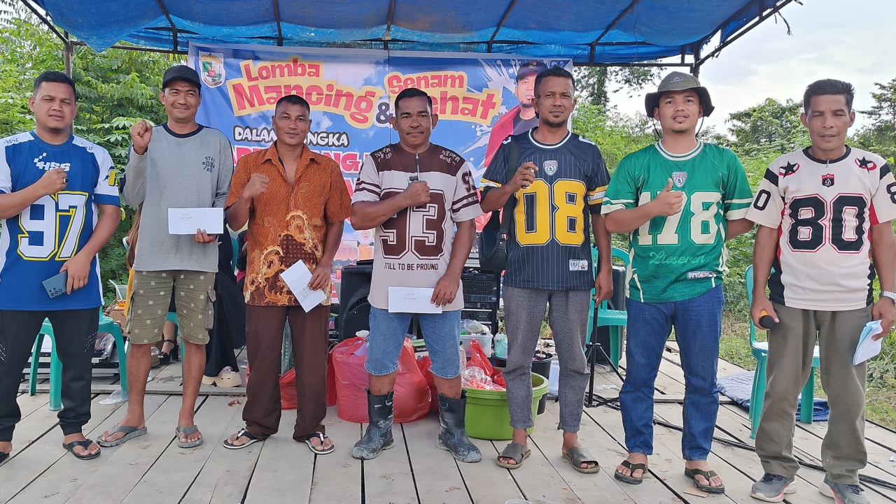 Lomba Memancing Warnai Kemeriahan HUT ke-70 Desa Penarikan