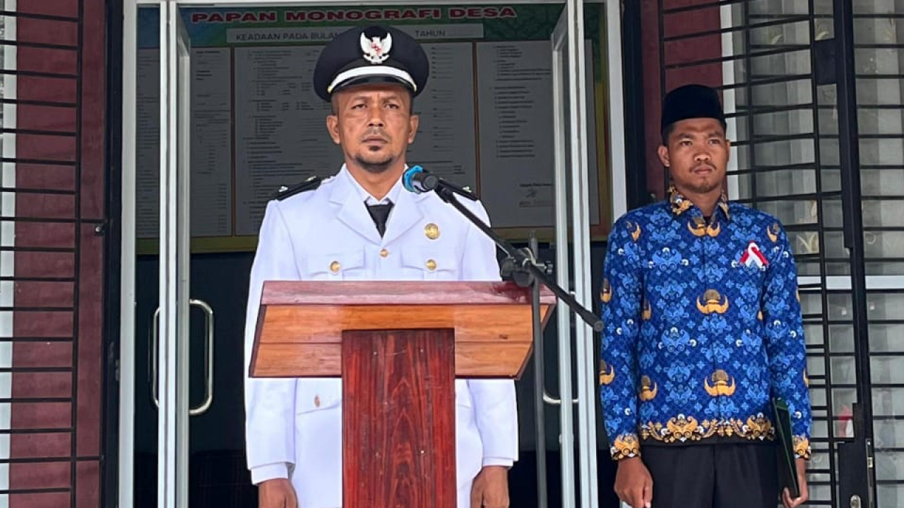 Upacara HUT RI ke-80 Berlangsung Khidmat di Desa Penarikan