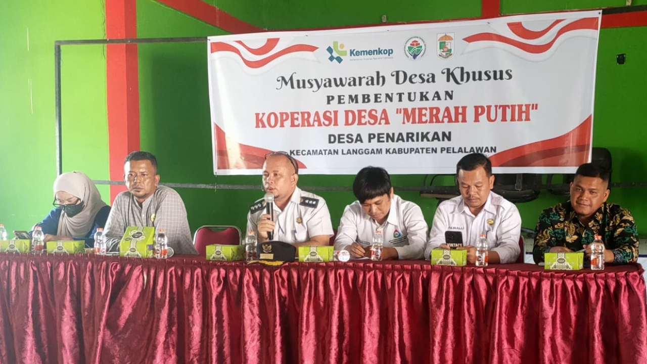 Kopdes Merah Putih Resmi Terbentuk di Desa Penarikan