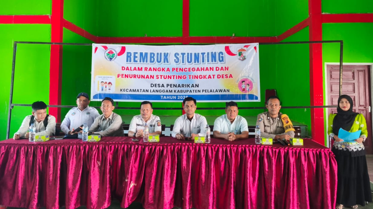 Pemerintah Desa Penarikan Perkuat Komitmen Cegah Stunting Melalui Rembuk Stunting Tahun 2026