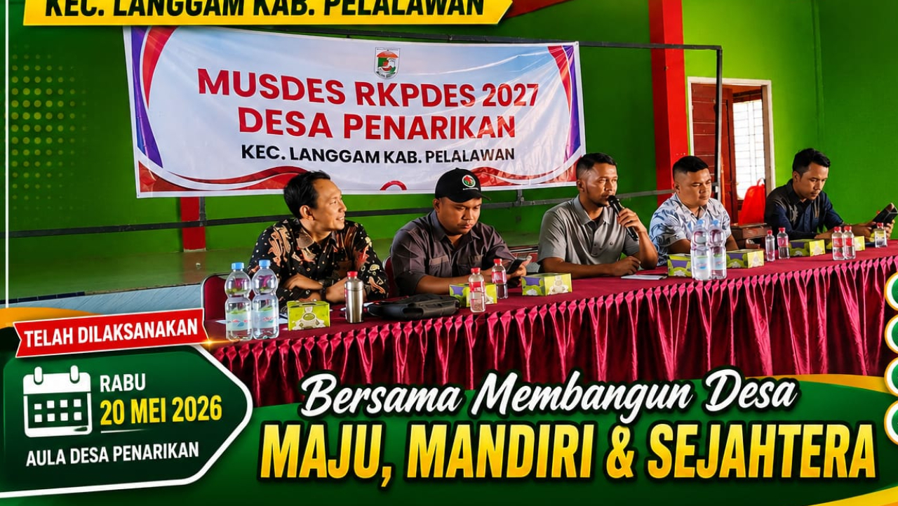 MUSDes RKPDes 2027 Desa Penarikan Digelar, Perkuat Perencanaan Pembangunan Desa yang Partisipatif