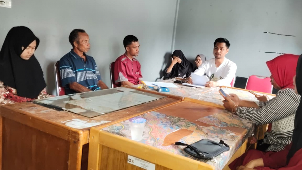 Sekretaris Desa Penarikan, Mukhtar Saputra, S.P Pimpin Rapat Persiapan MTQ Tingkat Kecamatan Langgam