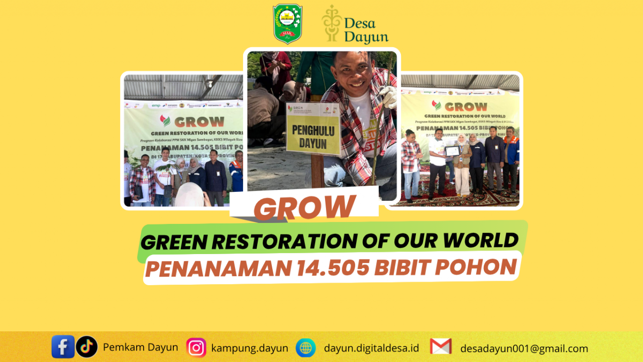 Warisan Hijau dari Dayun: Karena Satu Pohon Sangat Berarti bagi Dunia