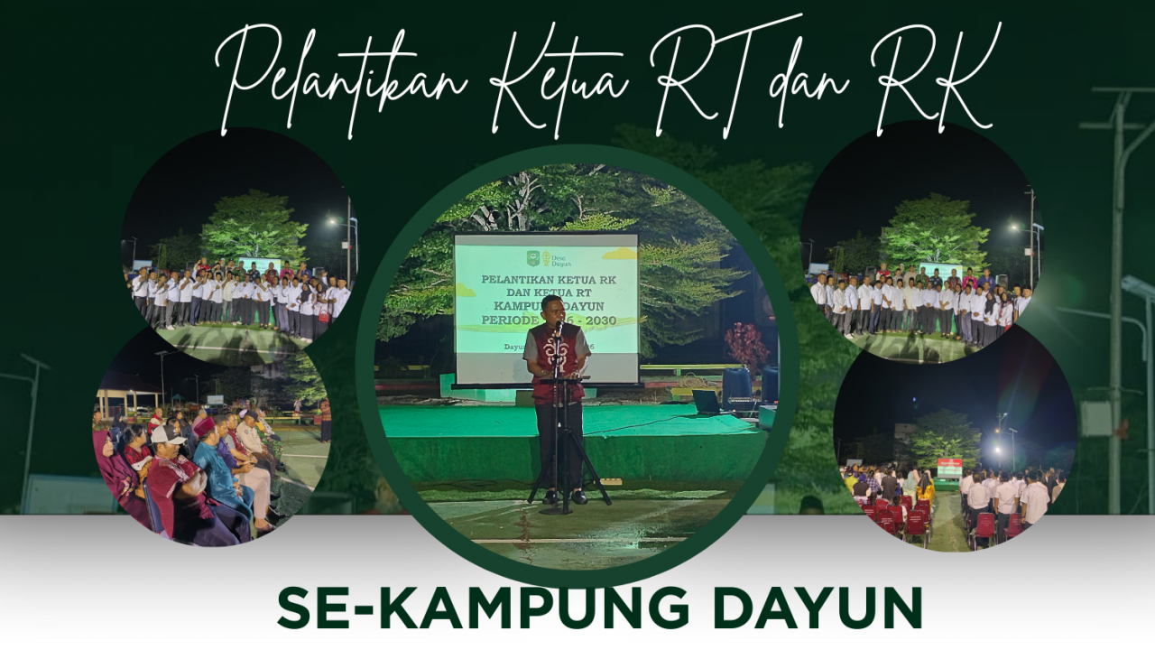 Pelantikan RT/RK Dayun: Siap Layani Masyarakat 2026-2030