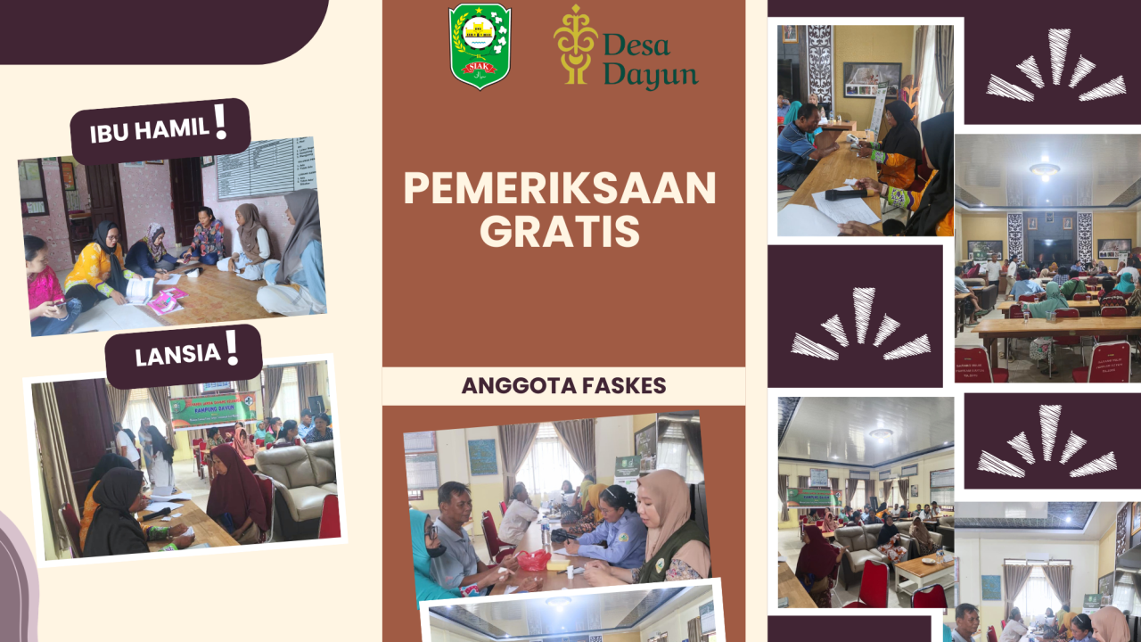 Layanan Cek Kesehatan Gratis Permudah Masyarakat Dayun Pantau Kondisi Kesehatan