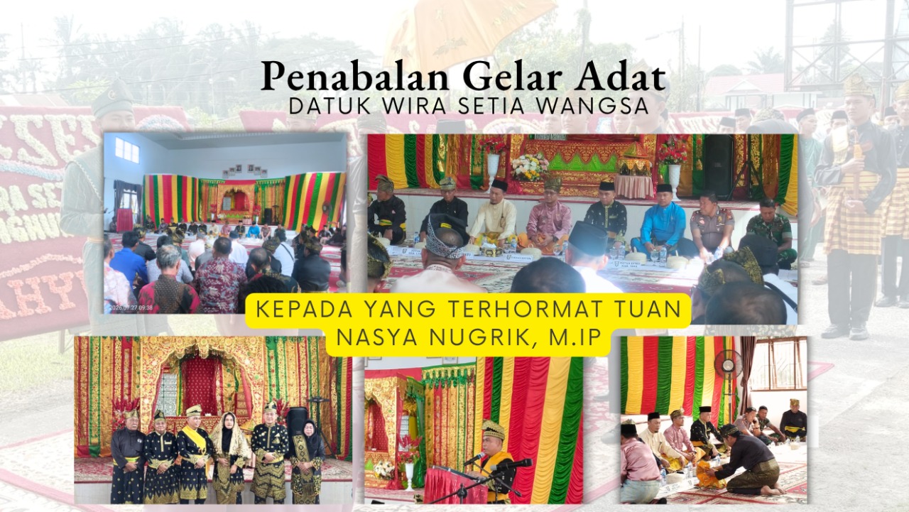 Penabalan Gelar Adat Datuk Wira Setia Wangsa