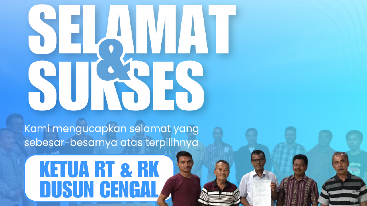 Pemilihan RT/RK Dayun: Siapkan Pemimpin Kampung Handal