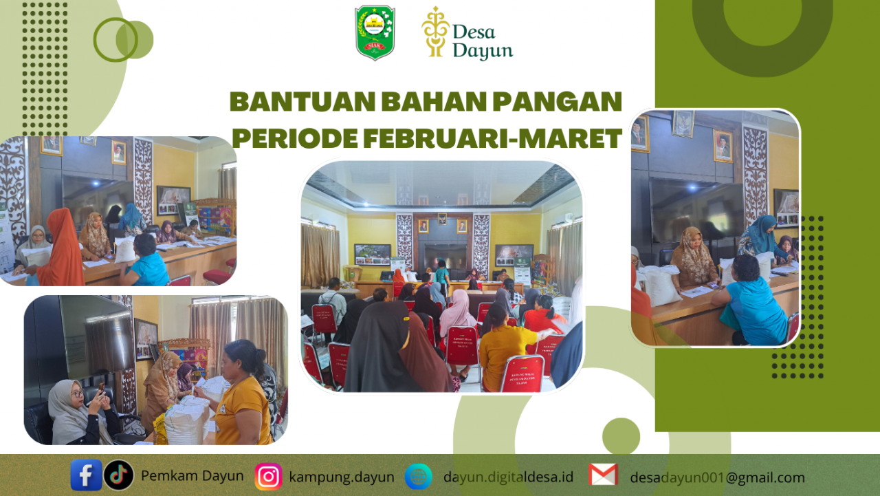 Penyaluran Bantuan Pangan di Kampung Dayun Sasar 397 KK