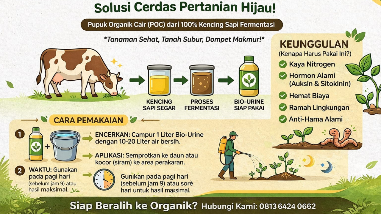 Inovasi Pupuk Organik Cair dari Fermentasi Kencing Sapi: Terobosan Petani Kampung Dayun untuk Pertanian Berkelanjutan