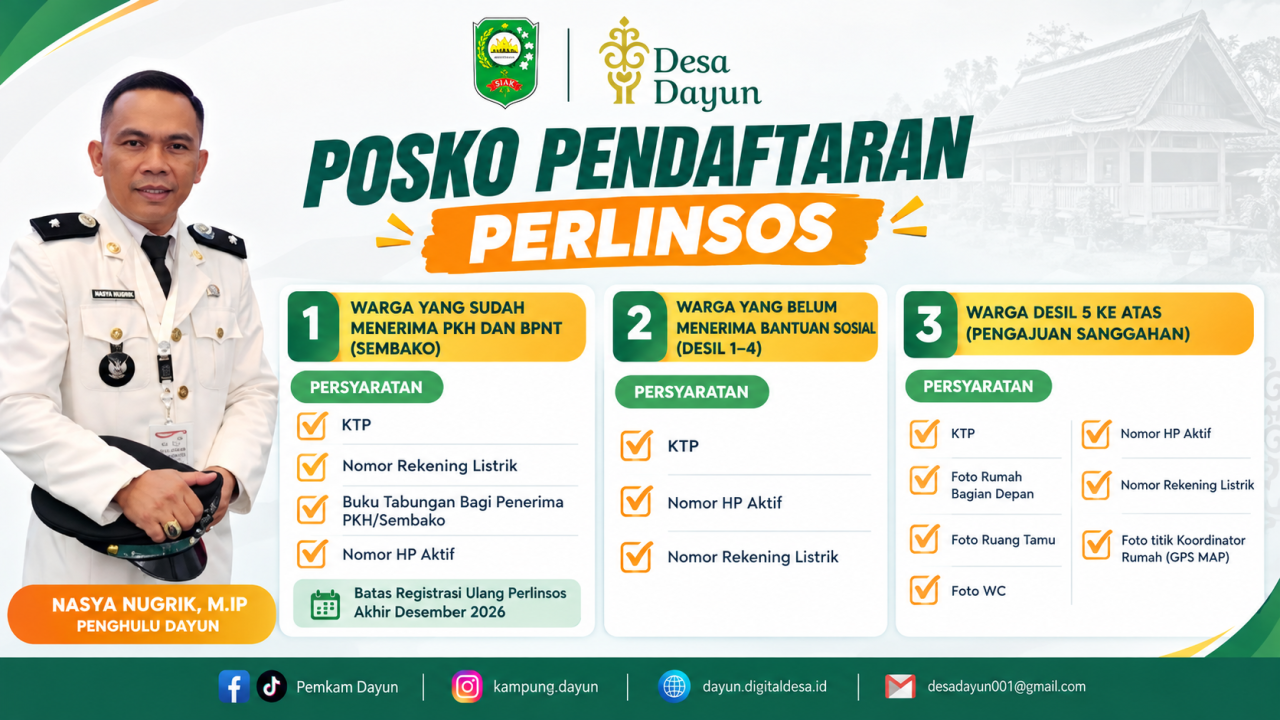 Komitmen Kampung Dayun Tingkatkan Program Perlindungan Sosial bagi Warga