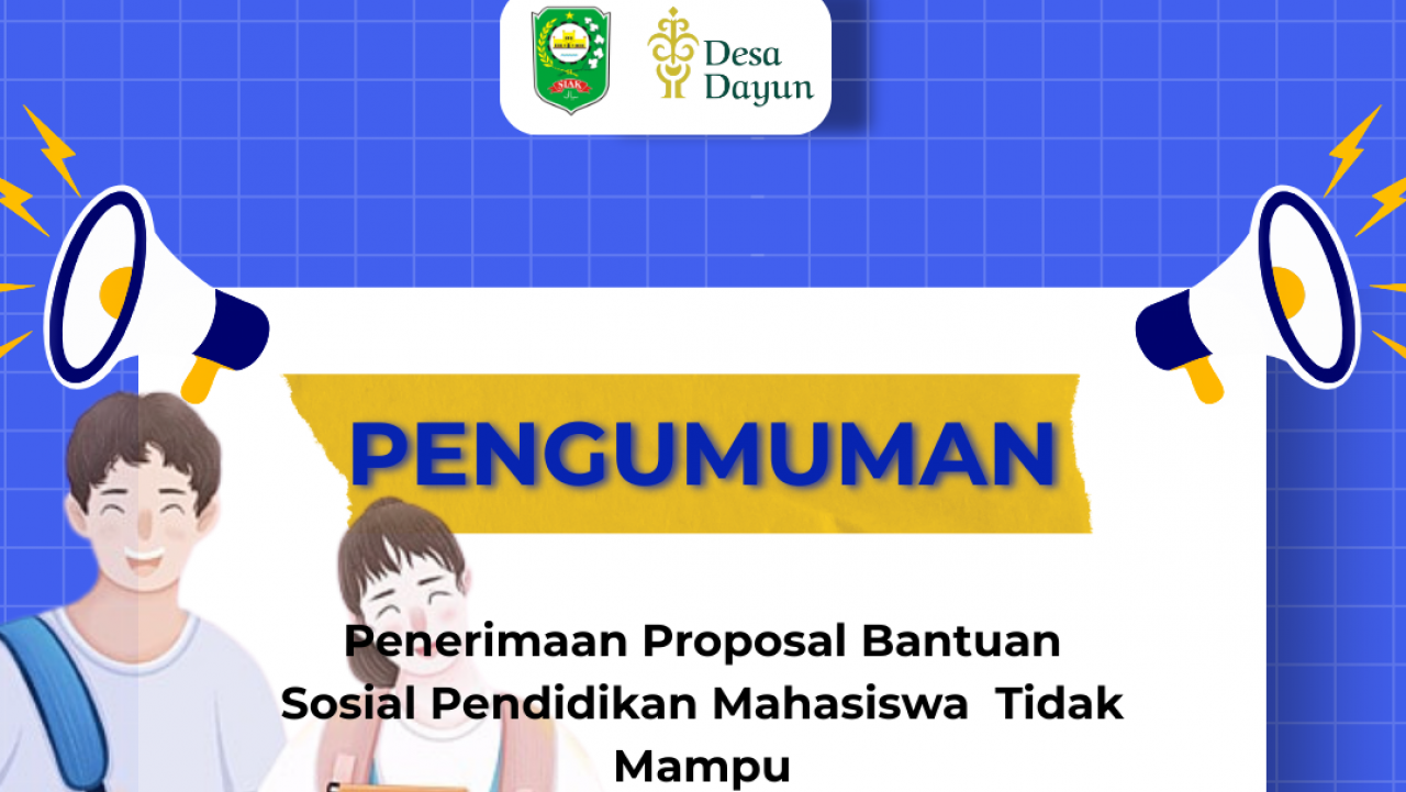 BANSOS Pendidikan Mahasiswa Tidak Mampu Tahun 2027