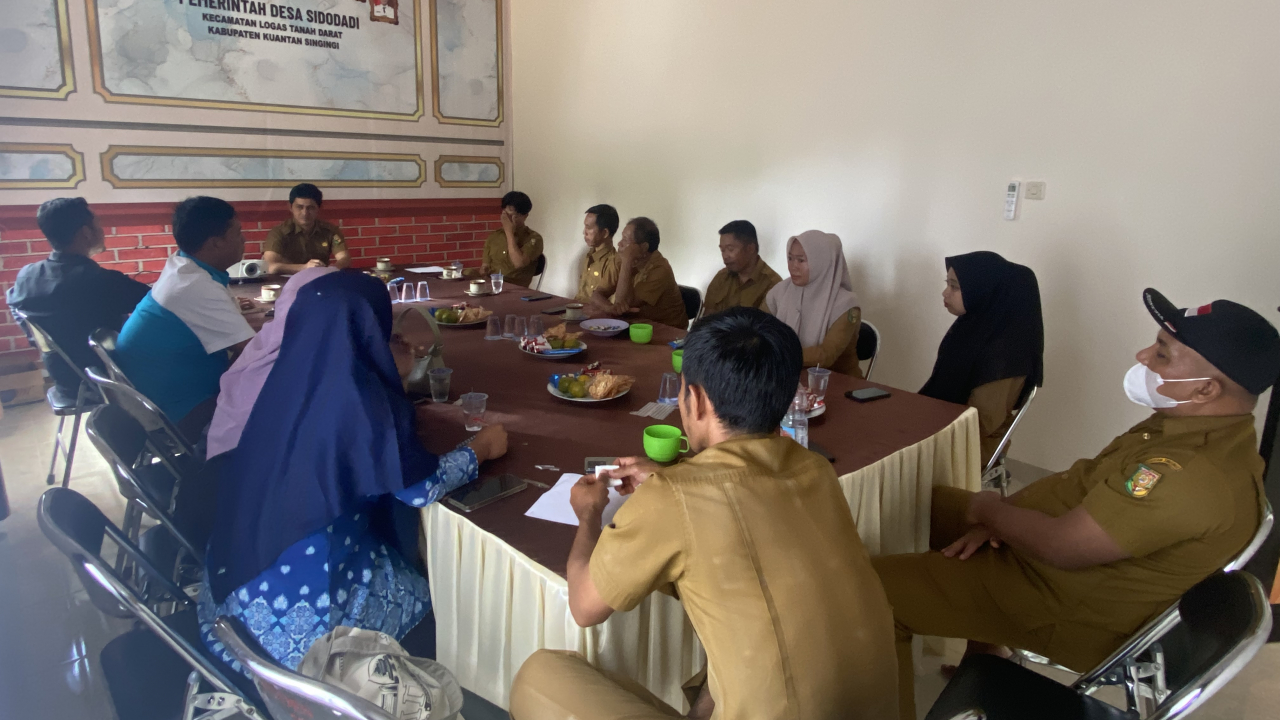 Rancangan Perdes Dibahas dalam Rapat Desa Sidodadi