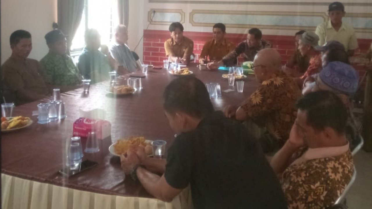 Rapat Koordinasi Pemdes Sidodadi dengan Tokoh Masyarakat dan Kelompok Perempuan