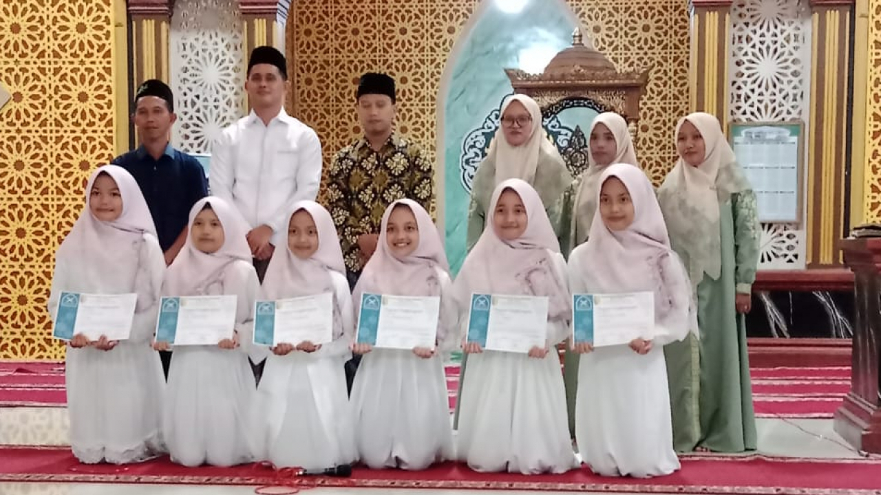 Rumah Tahfidz Raudhatul Qur'an Desa Sidodadi Gelar Tasyakur Khotmil Juz Amma Bil Hifdzi