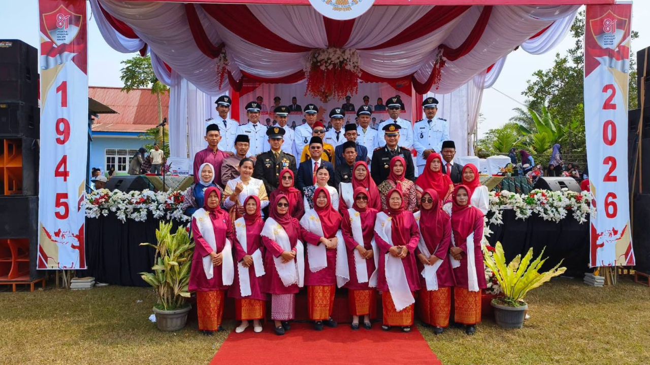 Perayaan HUT RI ke 81 Di Desa Sungai Sahut