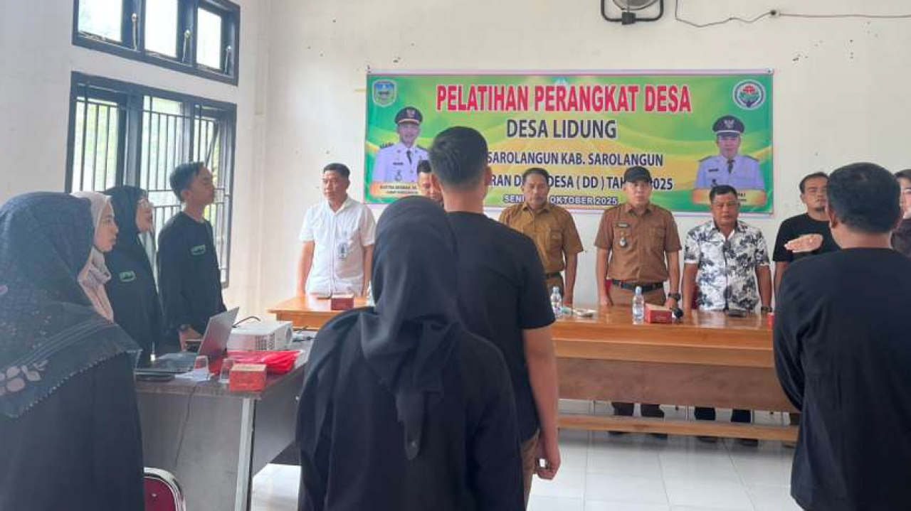 Pelatihan Perangkat Desa Lidung Digelar, Fokus Tingkatkan Kapasitas Aparatur Pemerintahan Desa