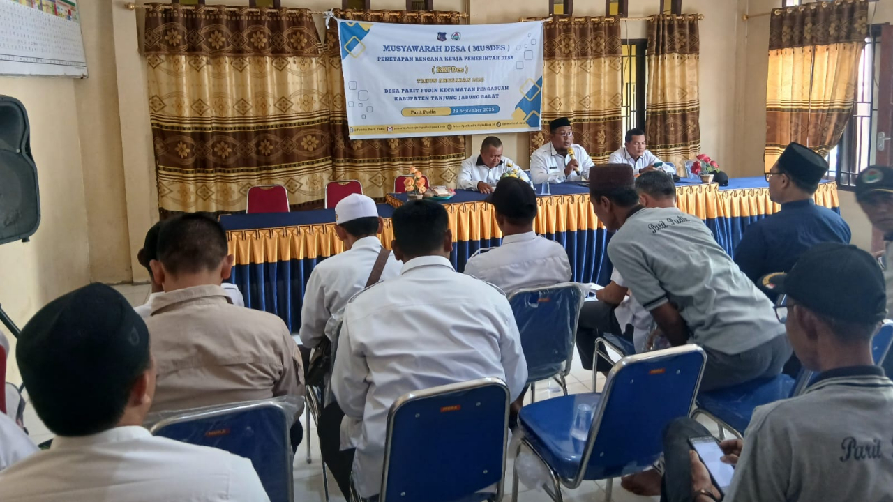 RKPDes Parit Pudin 2026 Disahkan: Prioritaskan Pembangunan Desa