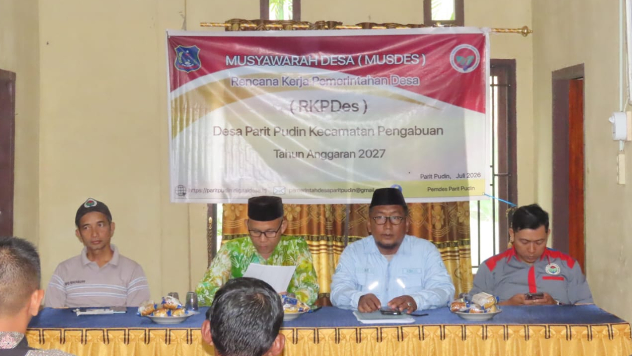 Musdes RKPDes Desa Parit Pudin Tahun Anggaran 2027 Berjalan