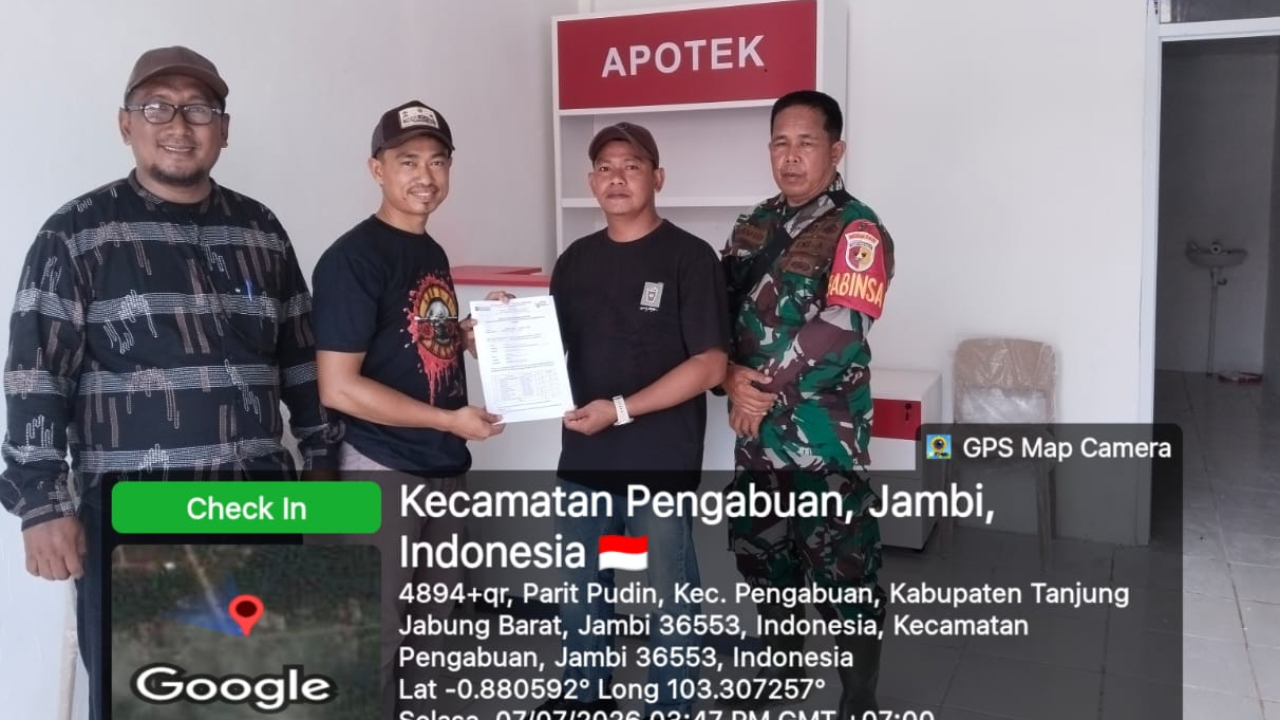 Koperasi Desa Merah Putih Parit Pudin Terima Bantuan Mobiler