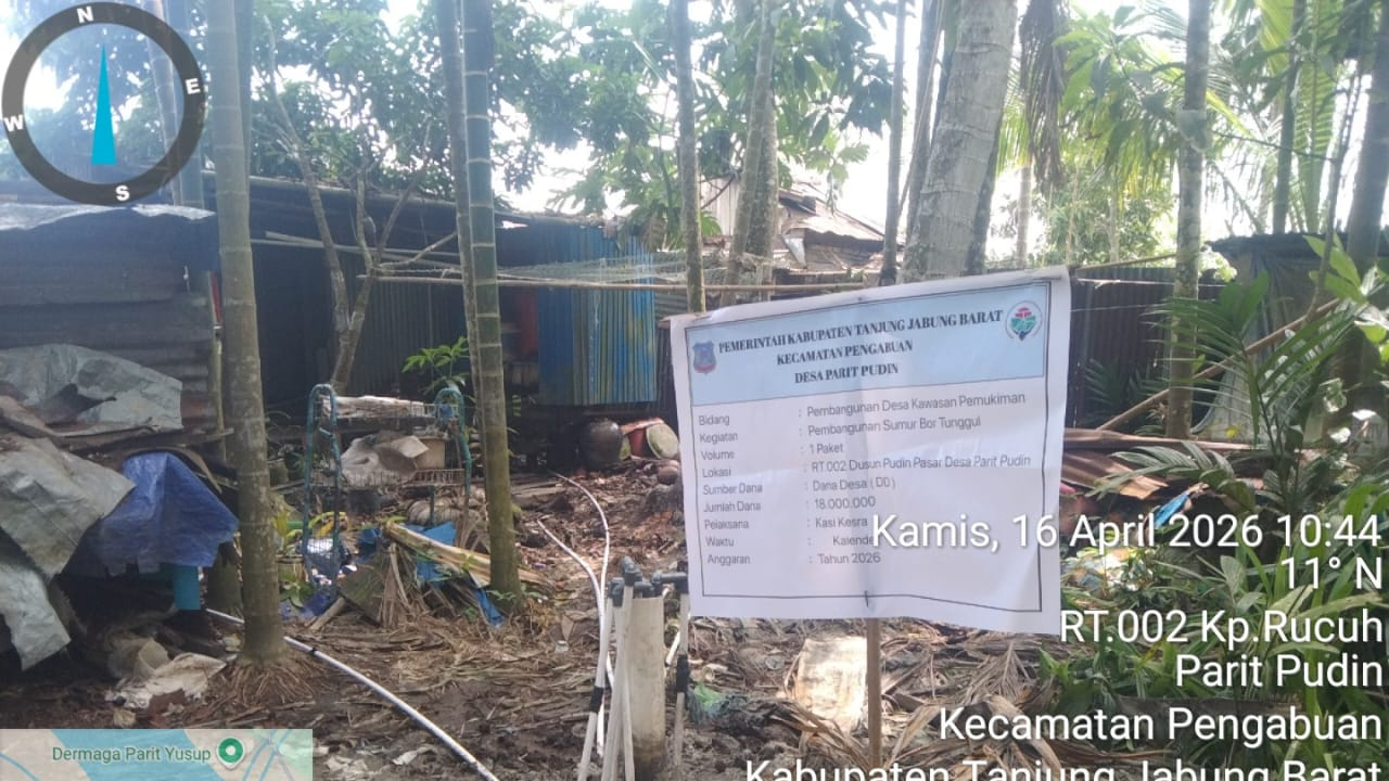 Pembangunan Infrastruktur Desa Parit Pudin Tingkatkan Ekonomi