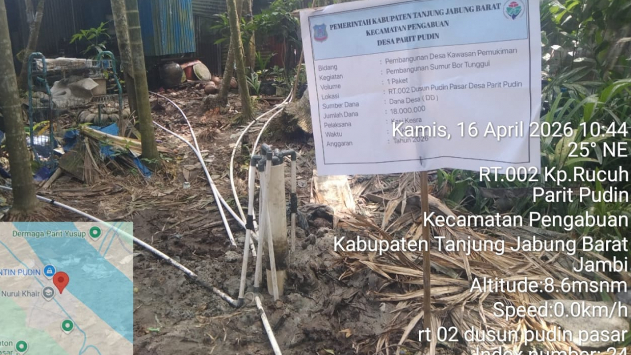 Pemdes Parit Pudin Terus Melaksanakan Pembangunan di saat Efisiensi Anggaran
