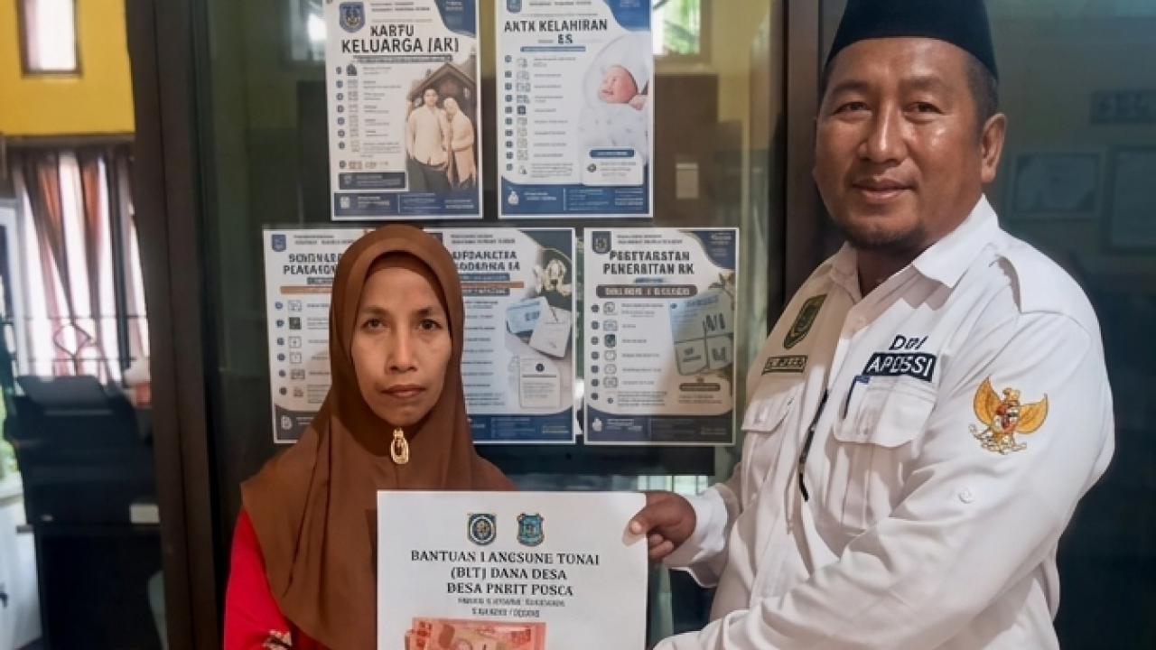 BLT Dana Desa Tahap 2 Disalurkan, Kades Turun Langsung