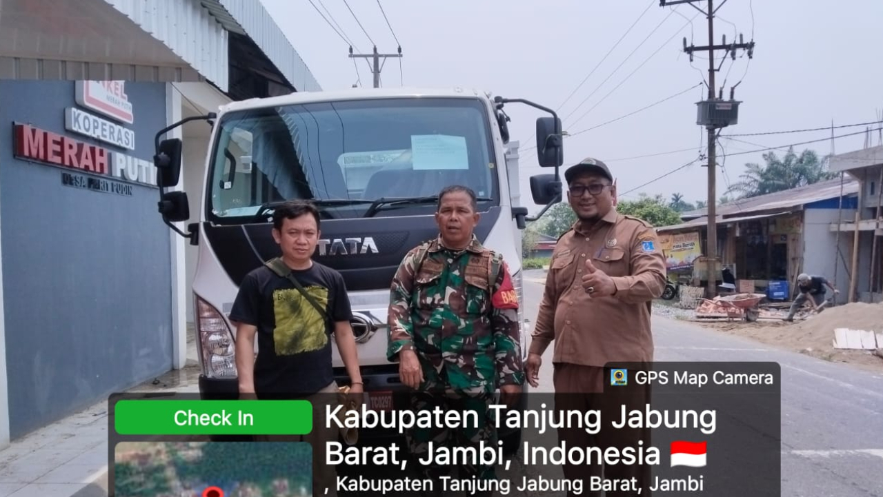 Kopdes Merah Putih Parit Pudin Terima Bantuan Mobil Operasional