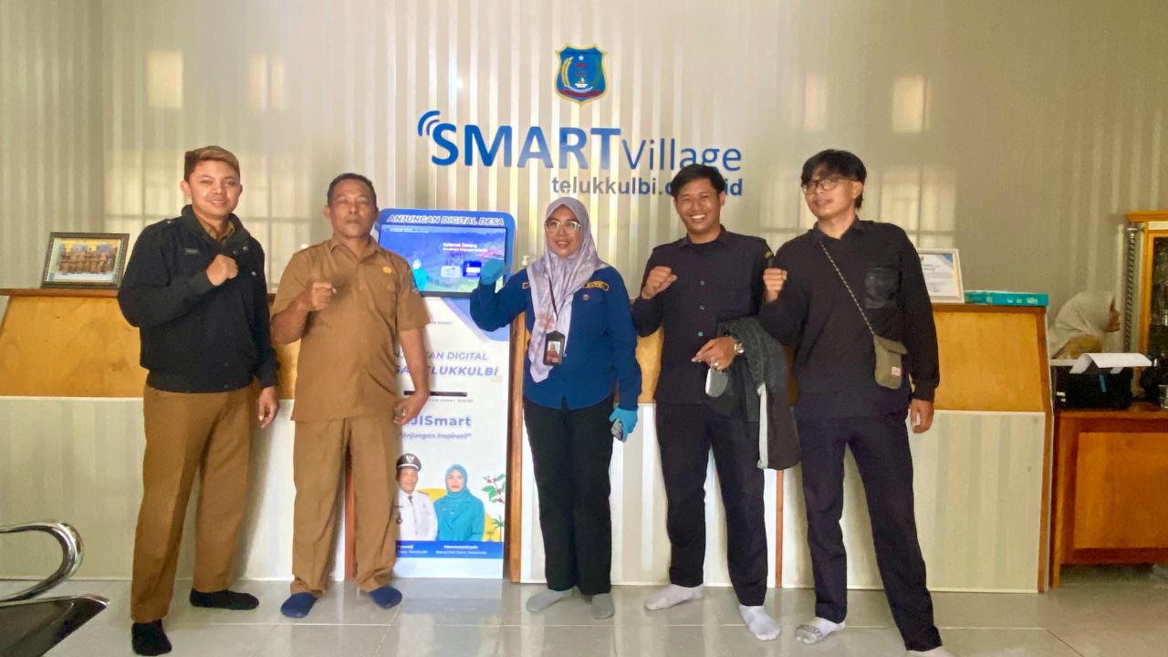 Kunjungan kerja Bappeda Tanjab Barat didesa Teluk Kulbi