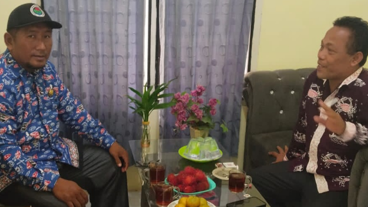 Kunjungan Kades Parit Pudin Kec. Pengabuan