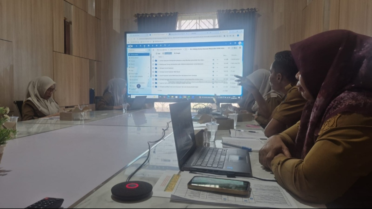 Monitoring dan Evaluasi Calon Desa Anti Korupsi Provinsi Jambi tahun 2026 di Inspektorat Kabupaten Tanjung Jabung Barat
