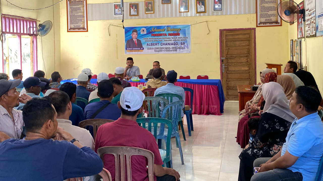 Reses Albert Chaniago: Aspirasi Warga Telukkulbi Ditampung