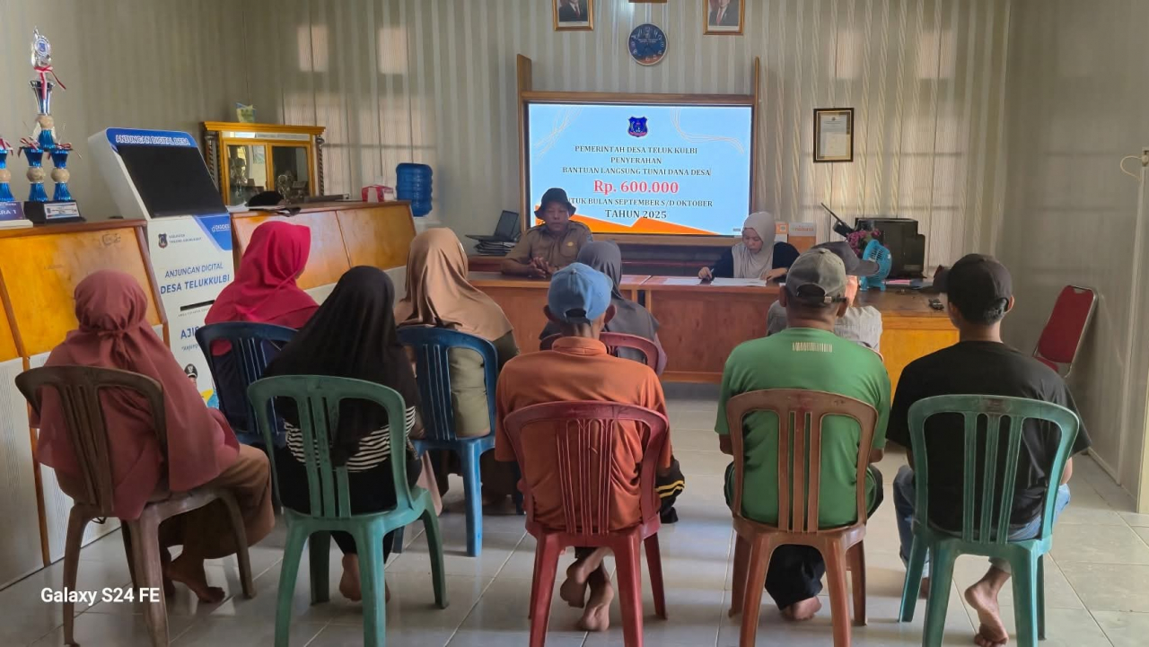 BLT Desa Teluk Kulbi: 24 KPM Jadi Penerima Manfaat