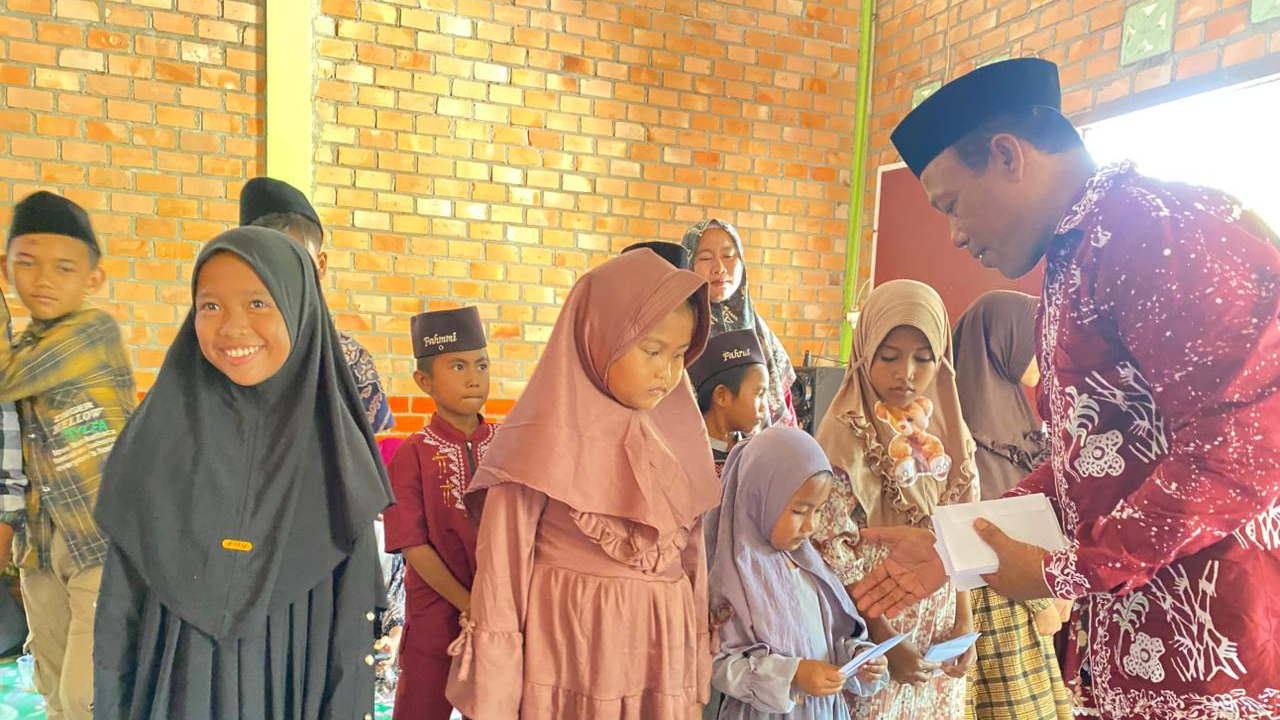 Pemerintah Desa Teluk Kulbi Laksanakan Santunan Anak Yatim Sambut Ramadan 1447 H