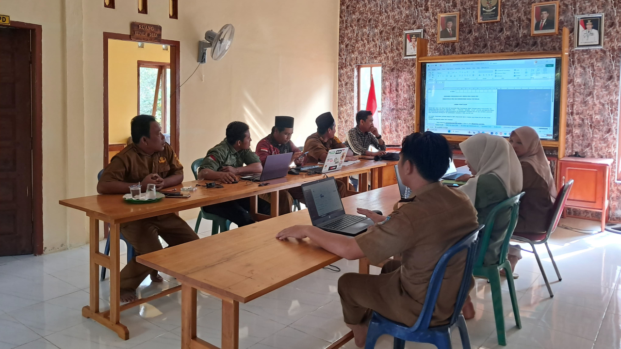 Desa Teluk Kulbi Laksanakan Pelatihan Aplikasi Indeks Desa Sistem Identitas Terpadu Kemendesa PDT