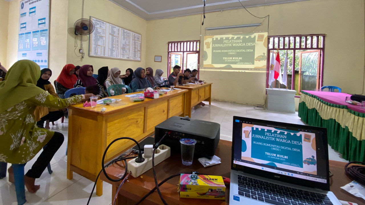 Pelatihan jurnalistik warga Desa